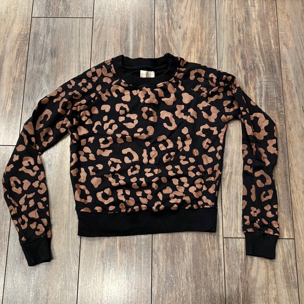 Beach Riot Leopard Sweatshirt